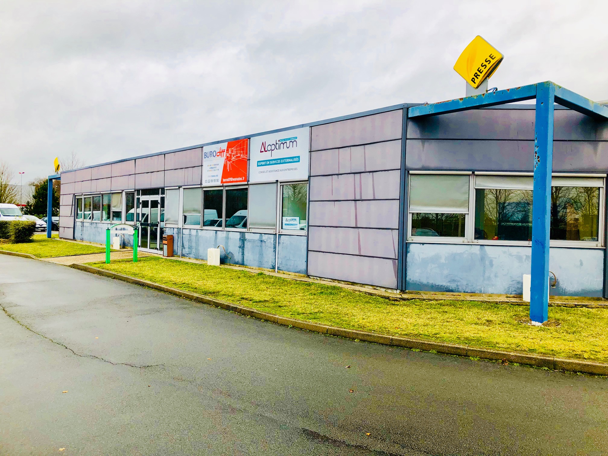 ENTERPRISE Immobilier d'Entreprise place ALOPTIMUM et BURODIFF sous le même toit.