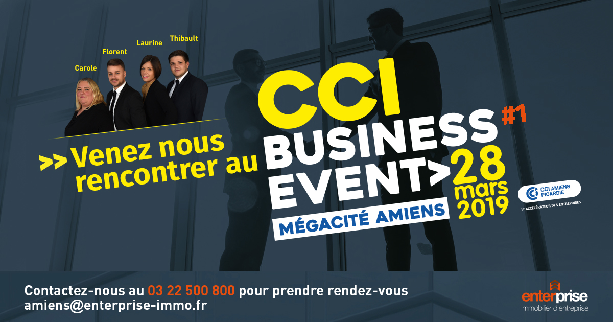 Nous serons au salon CCI Business Event !
