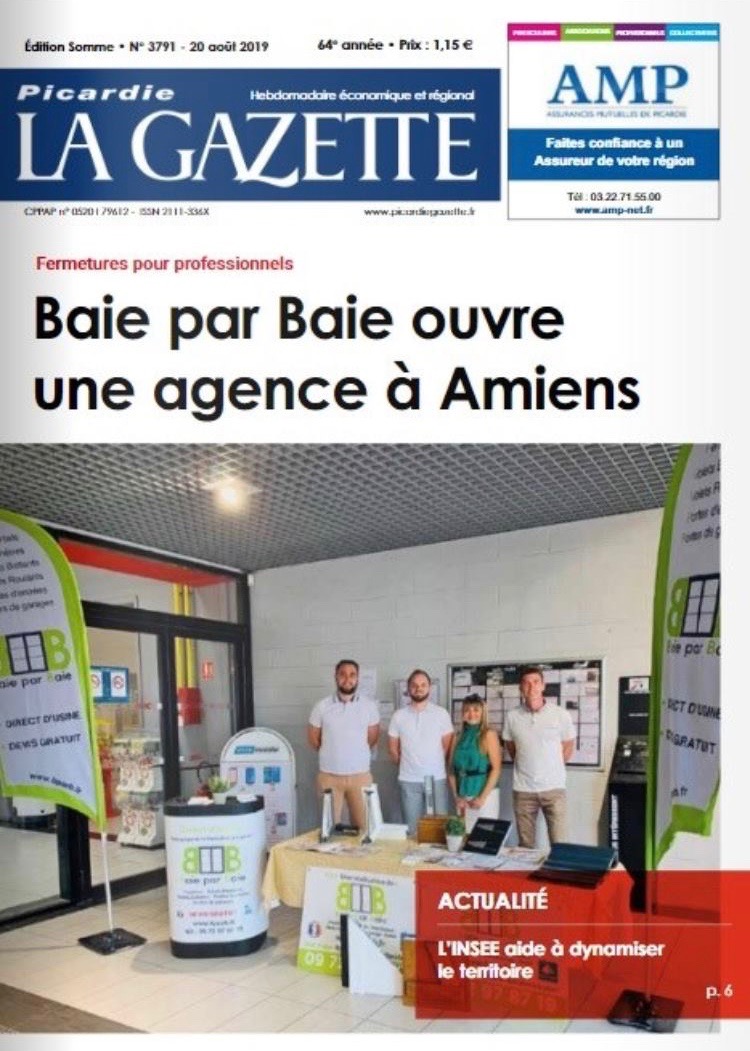 ENTERPRISE Immobilier d'entreprise participe au développement de la société BAIE PAR BAIE